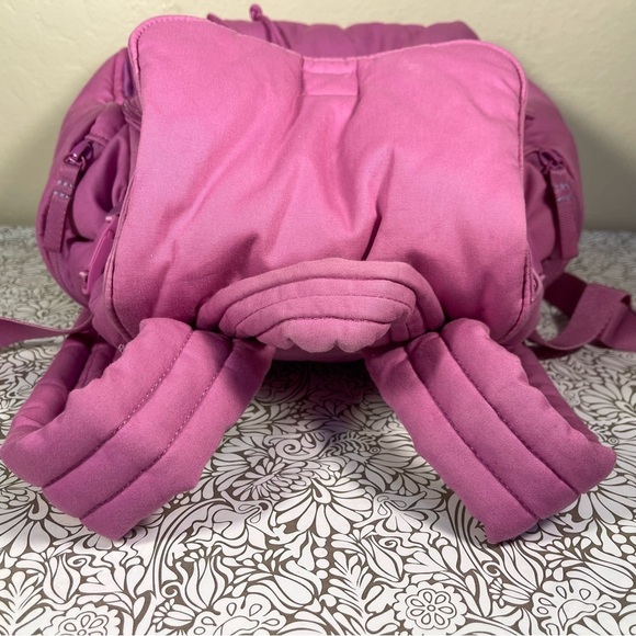 Vera Bradley Drawstring Pink Backpack - Picture 6 of 12
